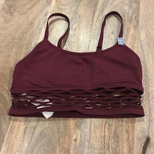 NWT PINK VS burgundy unlined bra
